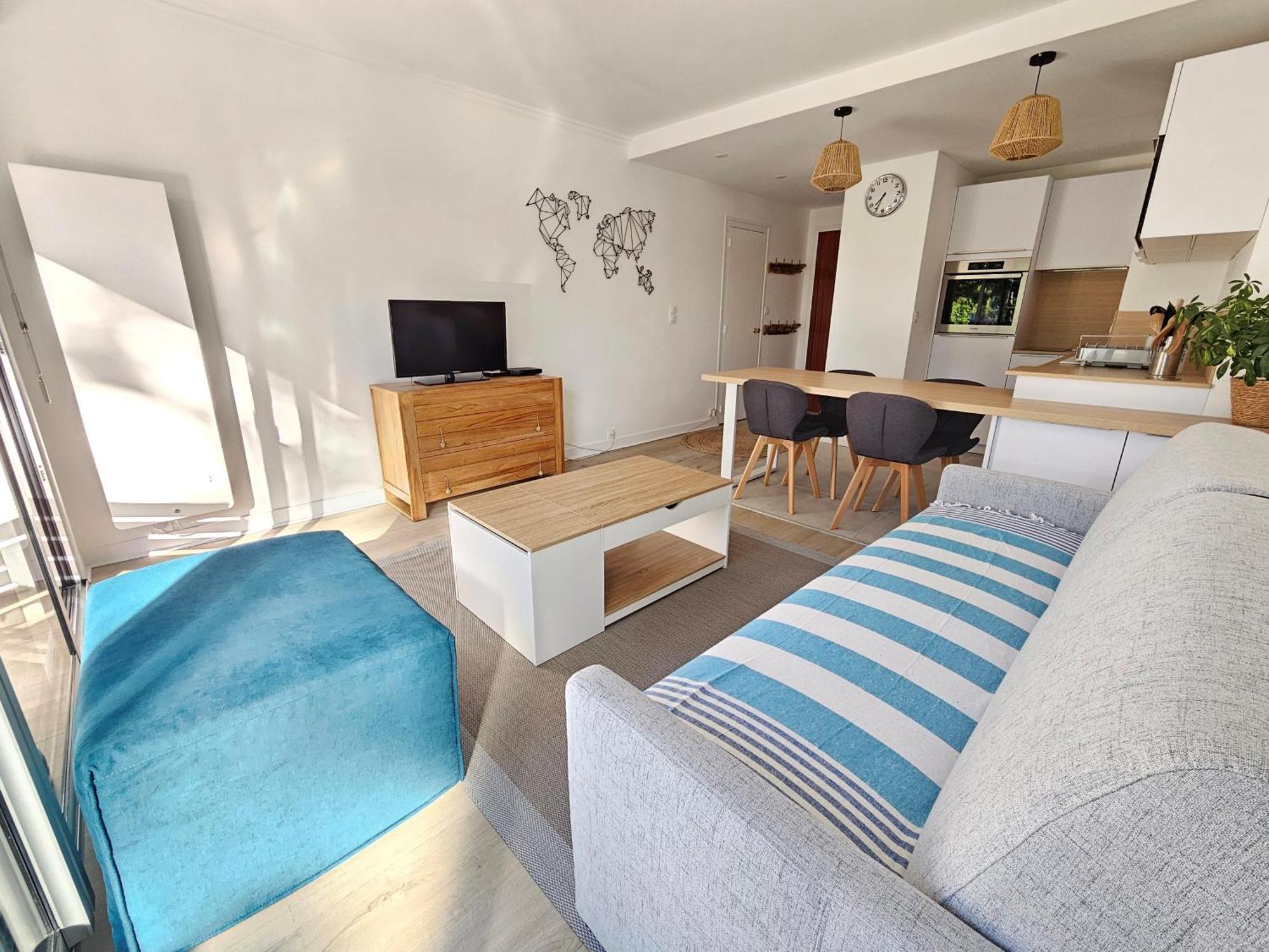 Le Capitole - Studio Plage Benoit Dans Residence Face Mer La Baule エクステリア 写真